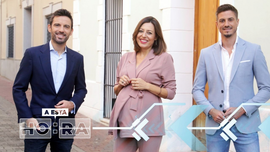 Manu Pérez, Lola Trigoso y Juan Pedro Sánchez, presentadores de Canal Extremadura