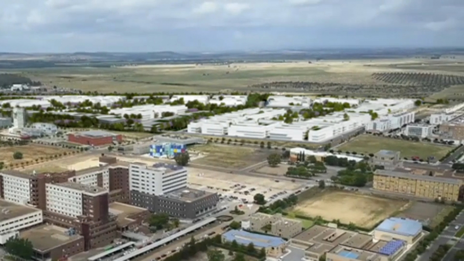 Recreación del proyecto Campus Civita en Badajoz