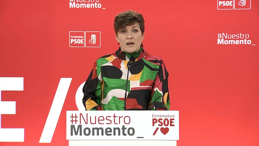 Soraya Vegas, portavoz del PSOE Extremadura