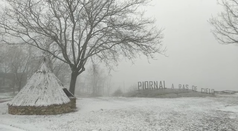 Nieve en Piornal