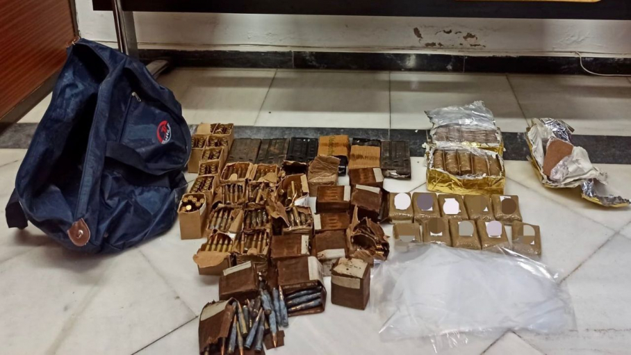 Material intervenido por la Policía Local Almendralejo