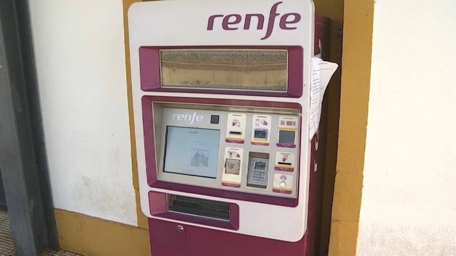 Máquina de venta de billetes de RENFE