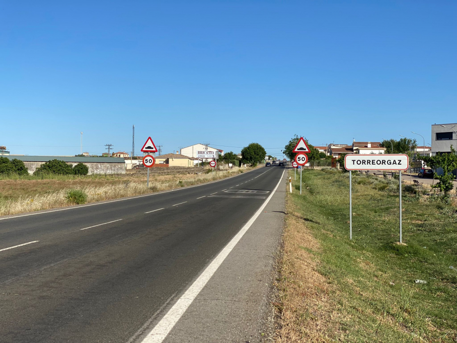 Carretera donde se produjo el accidente