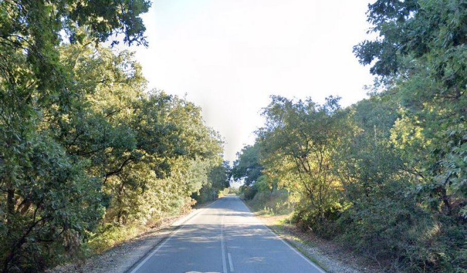 Carretera provincial donde se ha producido el accidente