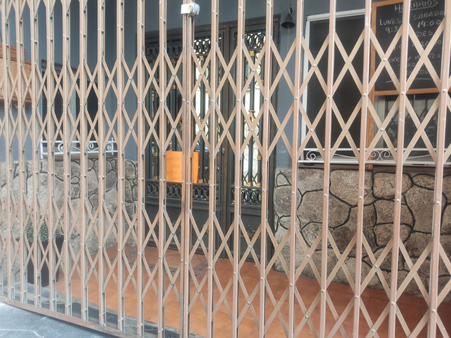 Fachada del establecimiento donde se produjo la deflagración
