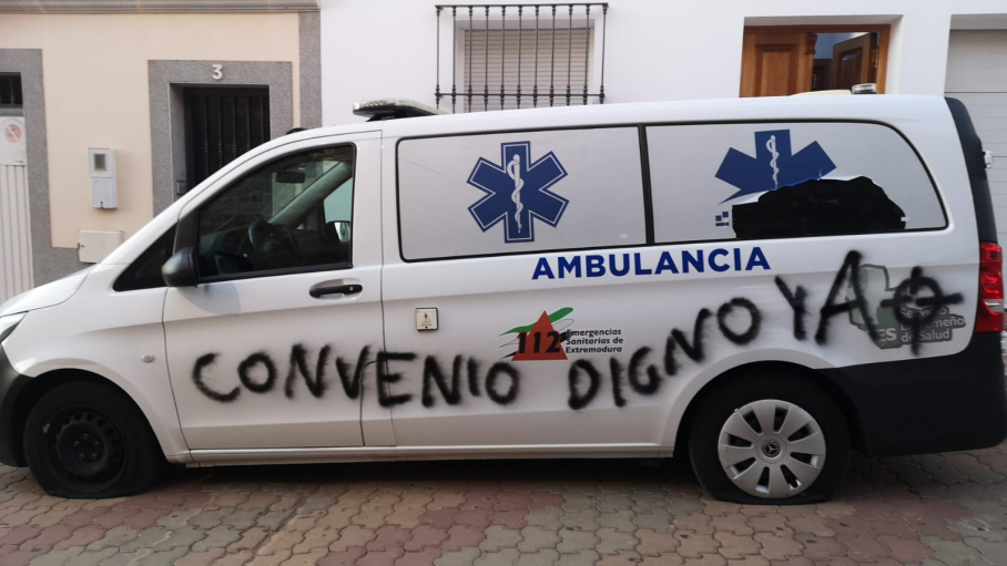 Ambulancias pintadas