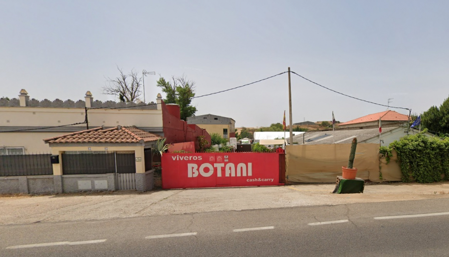 Exterior del vivero afectado