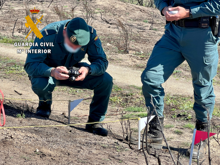 Investigación del incendio en Villanueva de la Vera