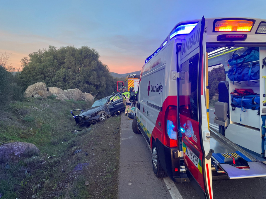 Accidente en Jerez de los Caballeros