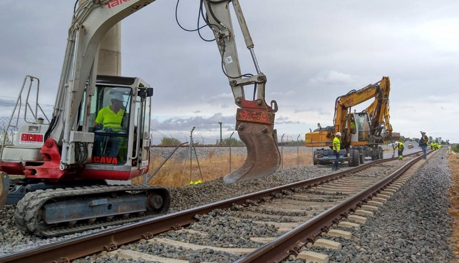 Obras tren, ferrocarril