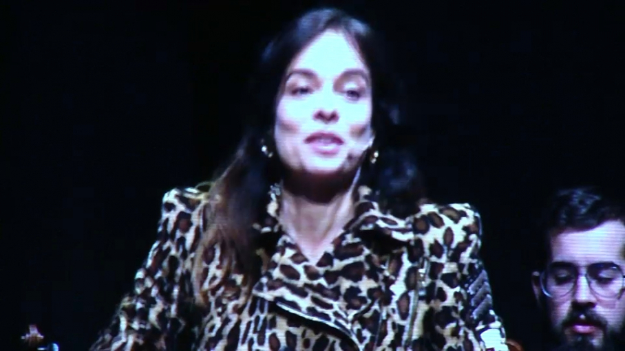 Marina Conde "La Condesa", en su intervención en el Foro Emprende en Mérida