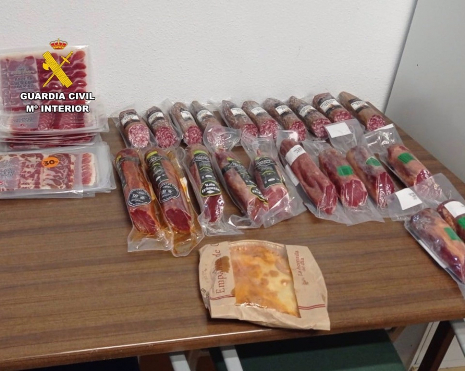 Productos del cerdo ibérico. Guardia Civil