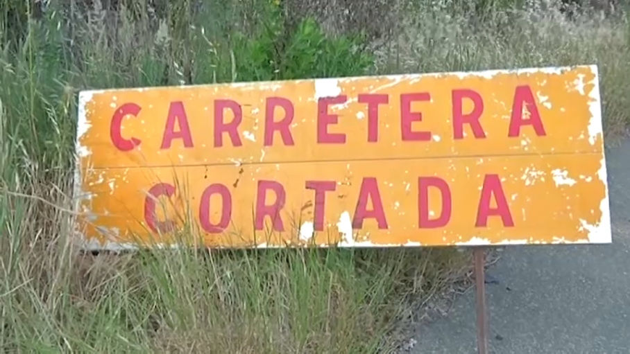 Carretera cortada