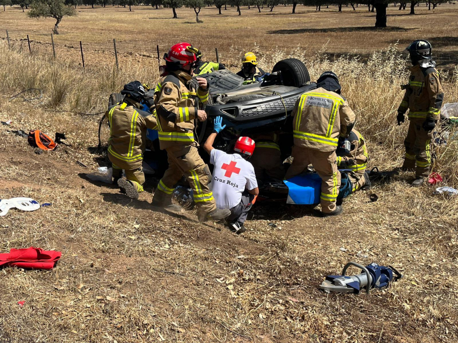 Accidente en la EX-110