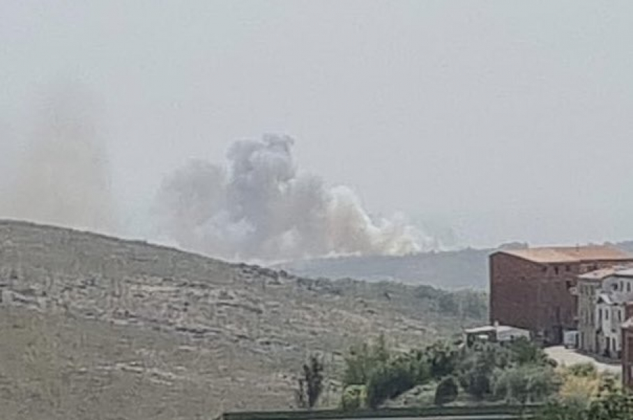 Incendio en Jaraíz de la Vera