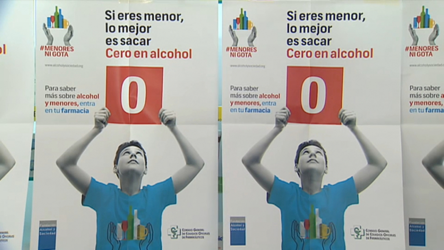 Consumo cero de alcohol entre menores