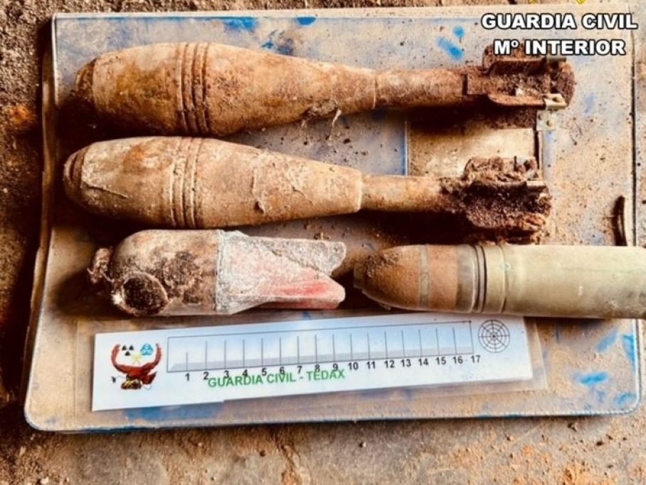 Artefactos explosivos hallados en Trujillo
