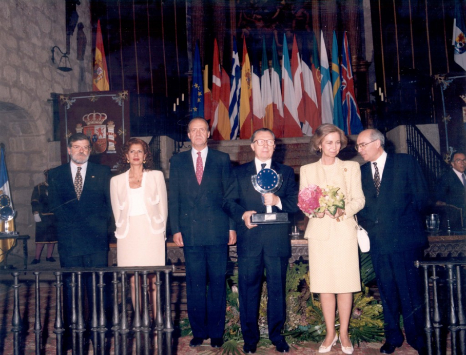 Entrega del Premio Carlos V a Jacques Delors