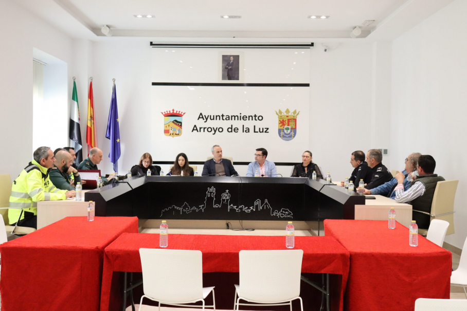 Junta Local de Seguridad en Arroyo de la Luz