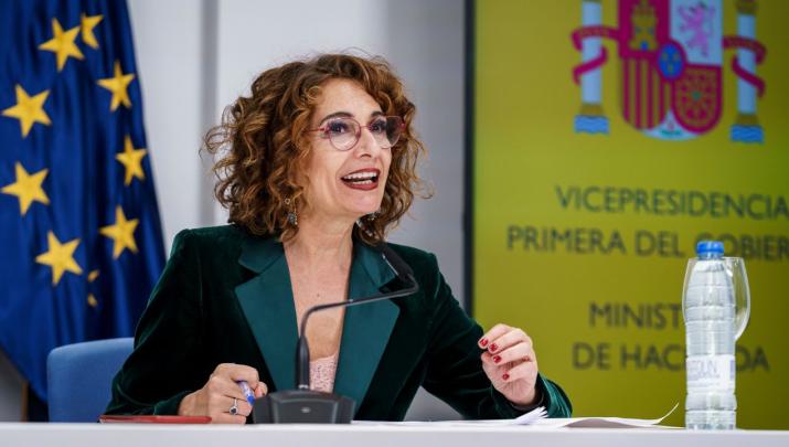 La vicepresidenta primera del Gobierno y ministra de Hacienda, María Jesús Montero