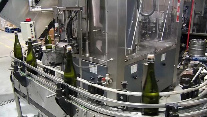 Cava extremeño en producción.