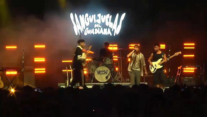 Concierto de Sanguijuelas del Guadiana en Mérida - Imagen de archivo.