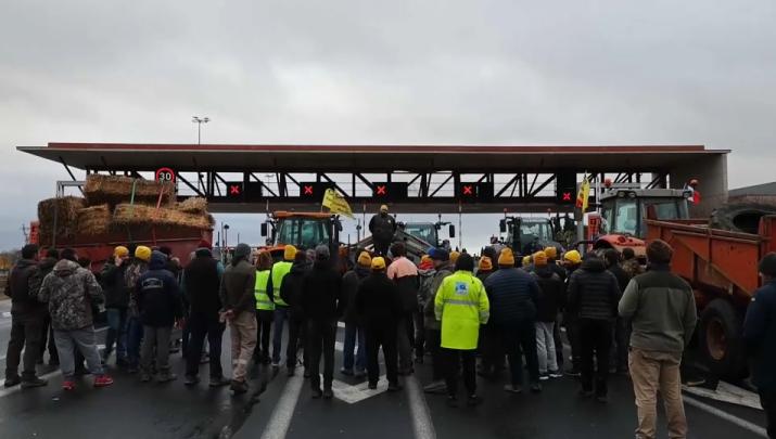 Protestas ganaderas en Francia