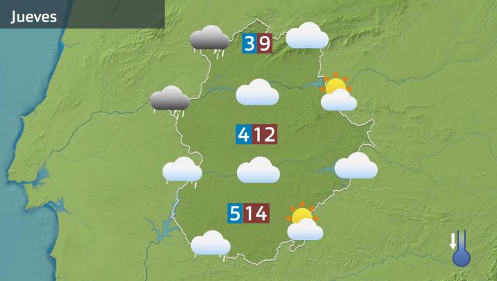 Mapa de previsión del 22 de enero
