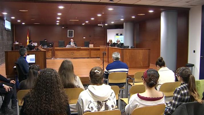Interior de la sala en la que se ha celebrado el juicio