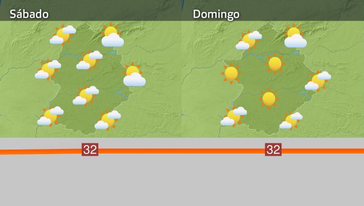 Mapa de previsión 18 y 19 de abril