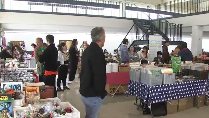 Mercado del coleccionismo de Villanueva de la Serena en una imagen de archivo