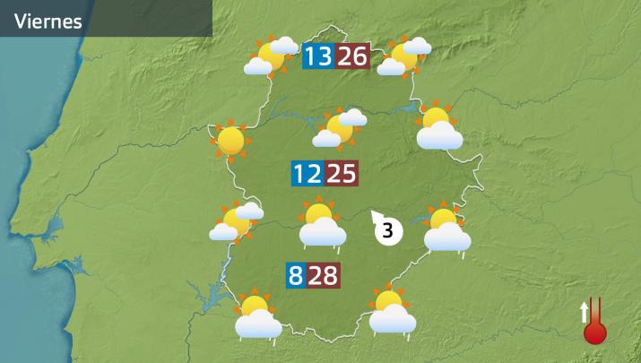 Mapa de previsión del 10 de abril