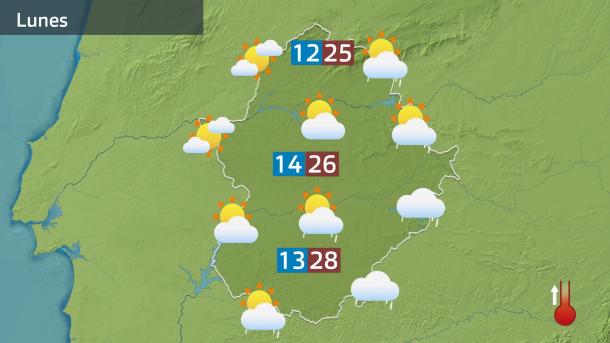 Mapa de previsión del lunes 29 de septiembre
