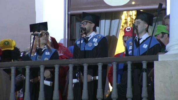 Sanguijuelas del Guadiana, pregoneros del Carnaval de Badajoz