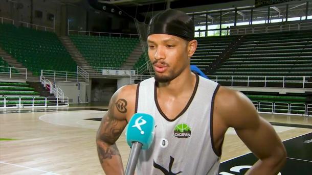 Patrick Lima, jugador del Cáceres Patrimonio