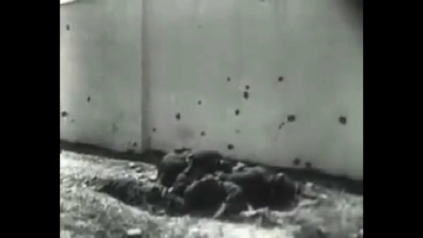 Imagen de la matanza de Badajoz