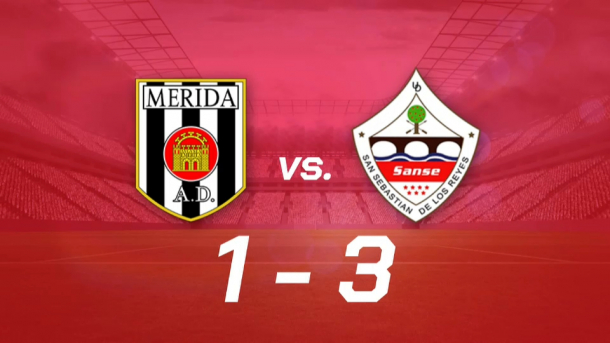 Mérida 1-3 Sanse