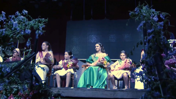 Elección de reina y damas en Huertas de Ánimas