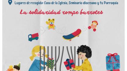Cartel campaña "La solidaridad rompe barreras"