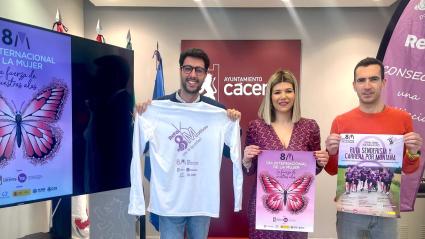 'La fuerza de nuestras alas' es el lema del ayuntamiento de Cáceres para el 8M