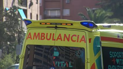Ambulancia en el lugar de accidente