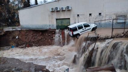 Efectos de la rotura de una balsa en Jarandilla