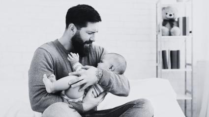 Padre con su bebé