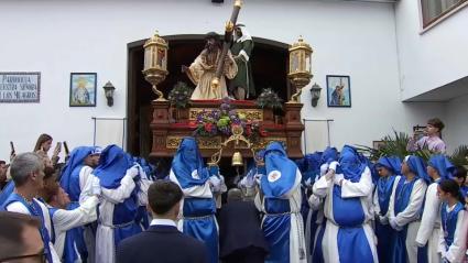 Retrasos y cancelaciones. La lluvia interfiere en las procesiones extremeñas