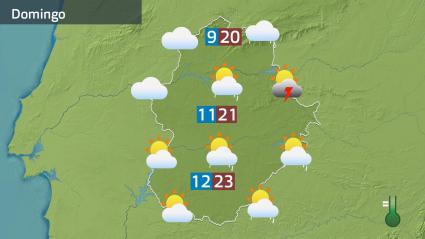 Mapa de previsión del 13 de abril