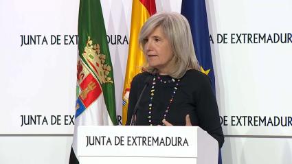 Victoria Bazaga, portavoz de la Junta de Extremadura