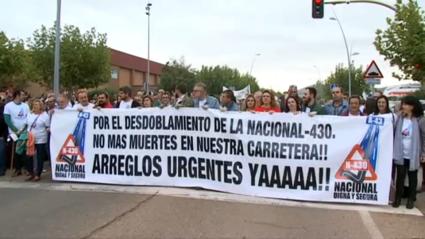 La N-430 sigue contando víctimas mortales a la espera de las mejoras que no acaban de llegar