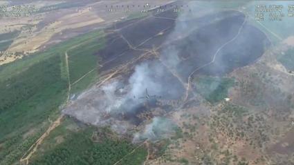 Incendio en Valdecaballeros
