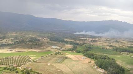 Incendio en Villanueva de la Vera