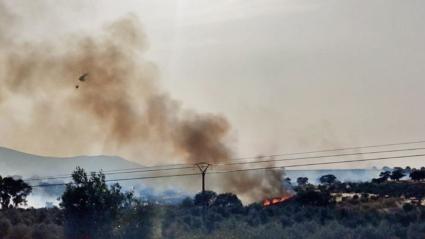 Incendio en Monterrubio de la Serena